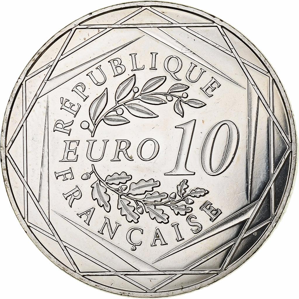 Francia, 10 Euro, Coq, 2015, Pessac, Biglione, SPL