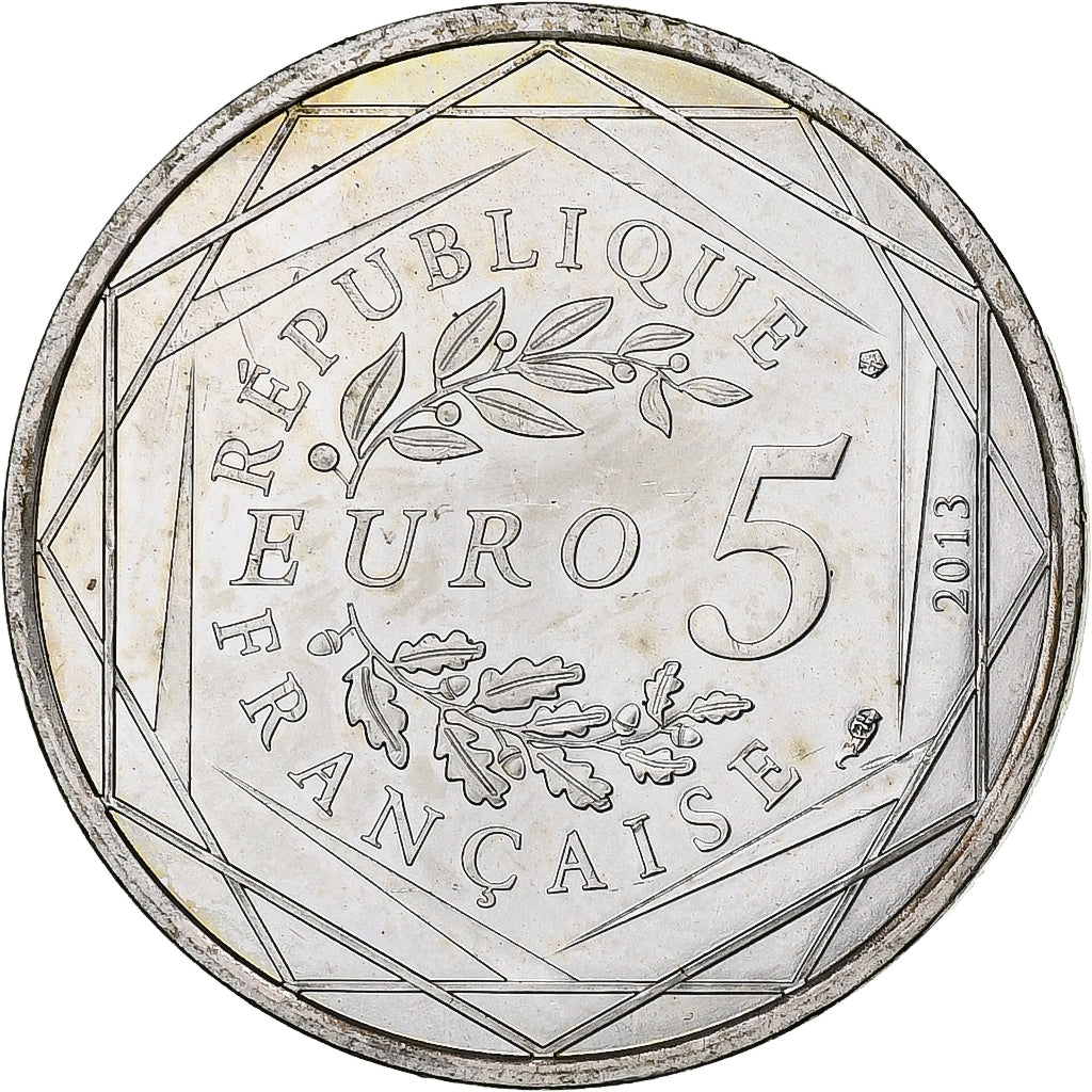 Francia, 5 Euro, Egalité, 2013, Pessac, Argento, SPL-