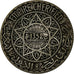 Morocco, Mohammed V, 5 Francs, AH 1352/1933, Paris, Silver, EF(40-45)
