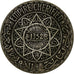 Marruecos, Mohammed V, 5 Francs, AH 1352/1933, Paris, Plata, MBC