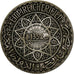 Marruecos, Mohammed V, 5 Francs, AH 1352/1933, Paris, Plata, MBC+