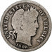 États-Unis, Dime, Barber, 1906, Denver, Argent, TB