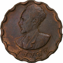 Etiopia, Haile Selassie I, 25 Santeem, 1936 (1944), Philadelphia, Mosiądz