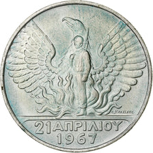 Greece, 50 Drachmai, 1970, Kremnica, Silver, AU(50-53)