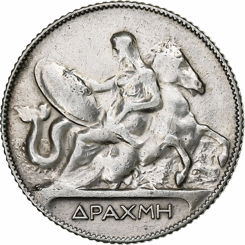 Griechenland, George I, Drachma, 1911, Paris, Silber, SS