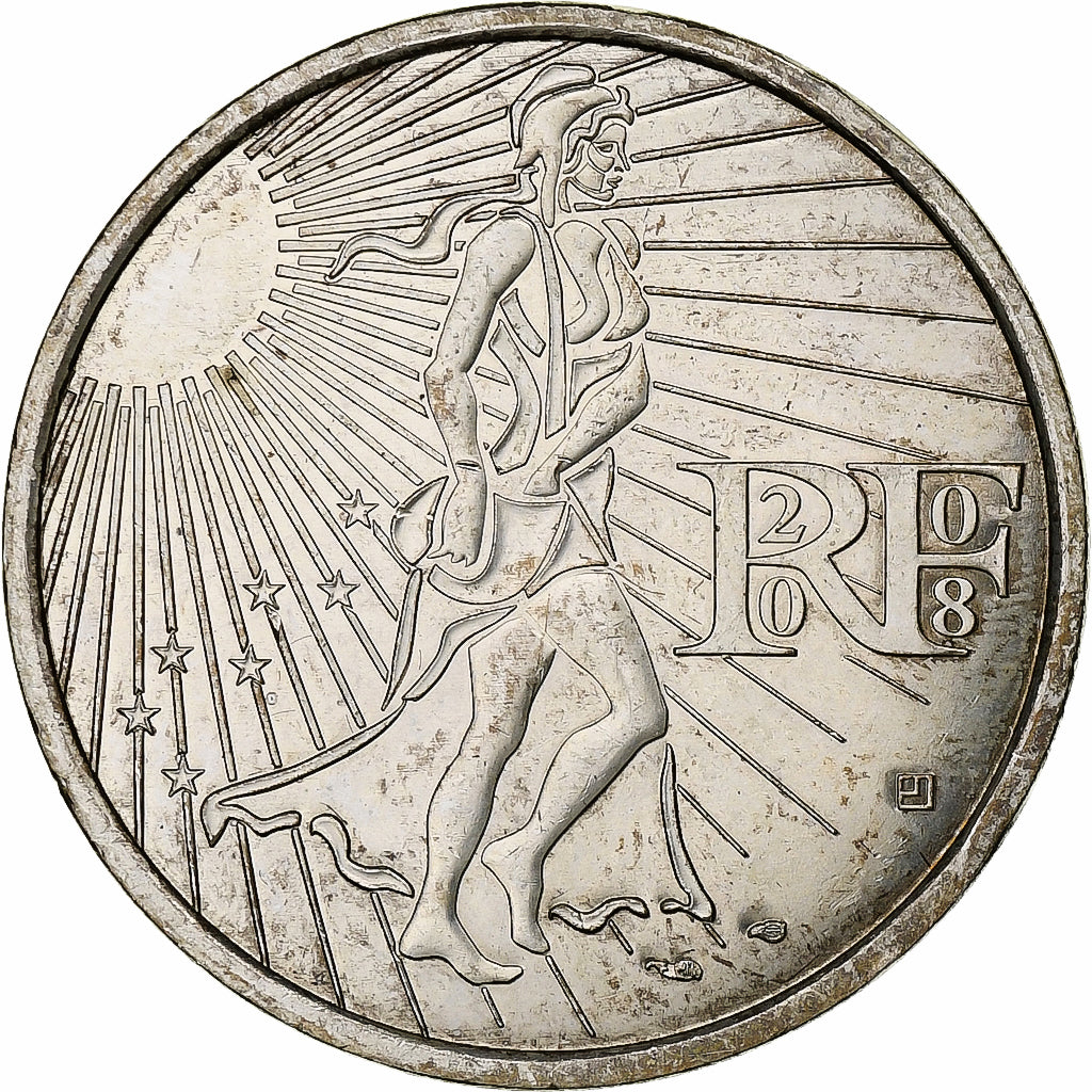 Frankreich, 15 Euro, Semeuse, 2008, Pessac, Silber, VZ+