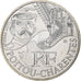 France, 10 Euro, Poitou-Charentes, 2012, Pessac, Silver, MS(63)