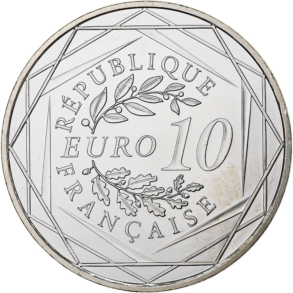 France, 10 Euro, Hercule, 2012, Pessac, Silver, MS(65-70)