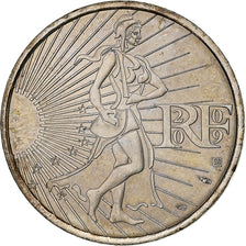 France, 10 Euro, Semeuse, 2009, Pessac, Silver, MS(60-62)