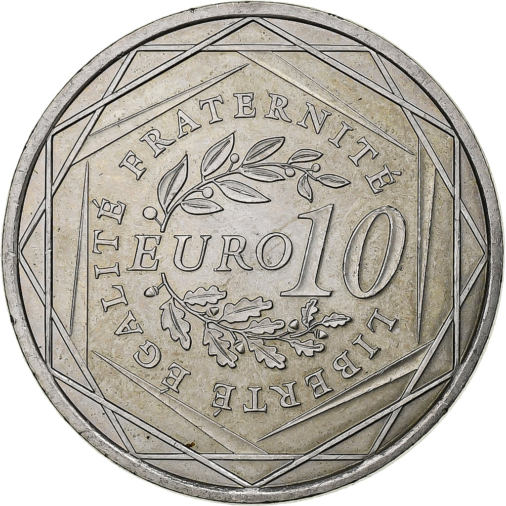 Frankrijk, 10 Euro, Semeuse, 2009, Pessac, Zilver, PR+