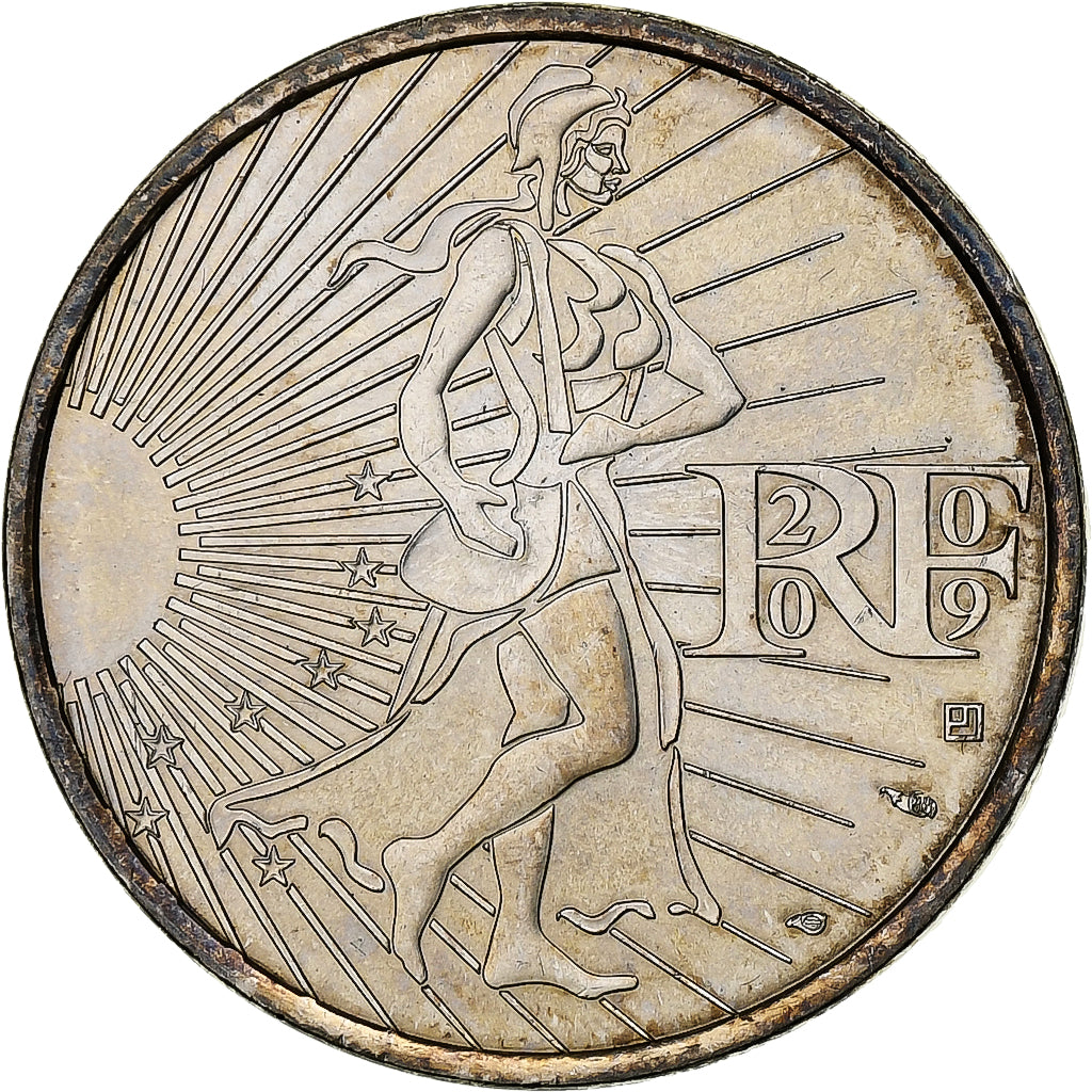 Frankreich, 10 Euro, Semeuse, 2009, Pessac, Silber, UNZ