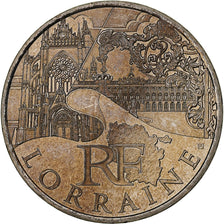 France, 10 Euro, Lorraine, 2011, Pessac, Silver, MS(60-62)