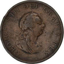 Great Britain, George III, 1/2 Penny, 1799, Soho Mint, Copper, VF(20-25)