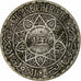 Morocco, Mohammed V, 5 Francs, AH 1347/1928, Paris, Silver, VF(20-25)