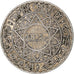 Morocco, Mohammed V, 5 Francs, AH 1352/1933, Paris, Silver, VF(20-25)