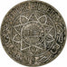 Marruecos, Mohammed V, 10 Francs, 1928/AH1347, Paris, Plata, BC+
