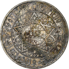 Morocco, Mohammed V, 10 Francs, AH 1352/1933, Paris, Silver, VF(20-25)