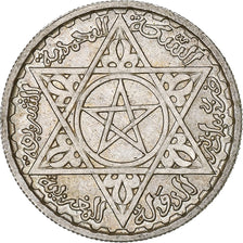 Morocco, Mohammed V, 100 Francs, AH 1372/1953, Paris, Silver, EF(40-45)
