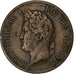 Antille francesi, Louis-Philippe, 5 Centimes, 1843, Paris, Bronzo, MB+