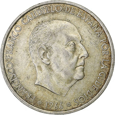 Spain, Francisco Franco, 100 Pesetas, 1966, Madrid, Silver, EF(40-45)