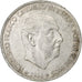 Spain, Francisco Franco, 100 Pesetas, 1968, Madrid, Silver, EF(40-45)
