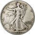 Estados Unidos, Walking Liberty Half Dollar, 1943, Philadelphia, Plata, BC+