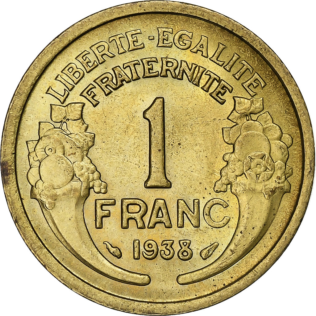 Francia, Franc, Morlon, 1938, Paris, Cuproaluminio, EBC