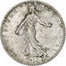 Francja, Franc, Semeuse, 1918, Paris, Srebro, VF(30-35)