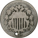 États-Unis, 5 Cents, Shield Nickel, 1867, Philadelphie, Cupro-nickel, B+