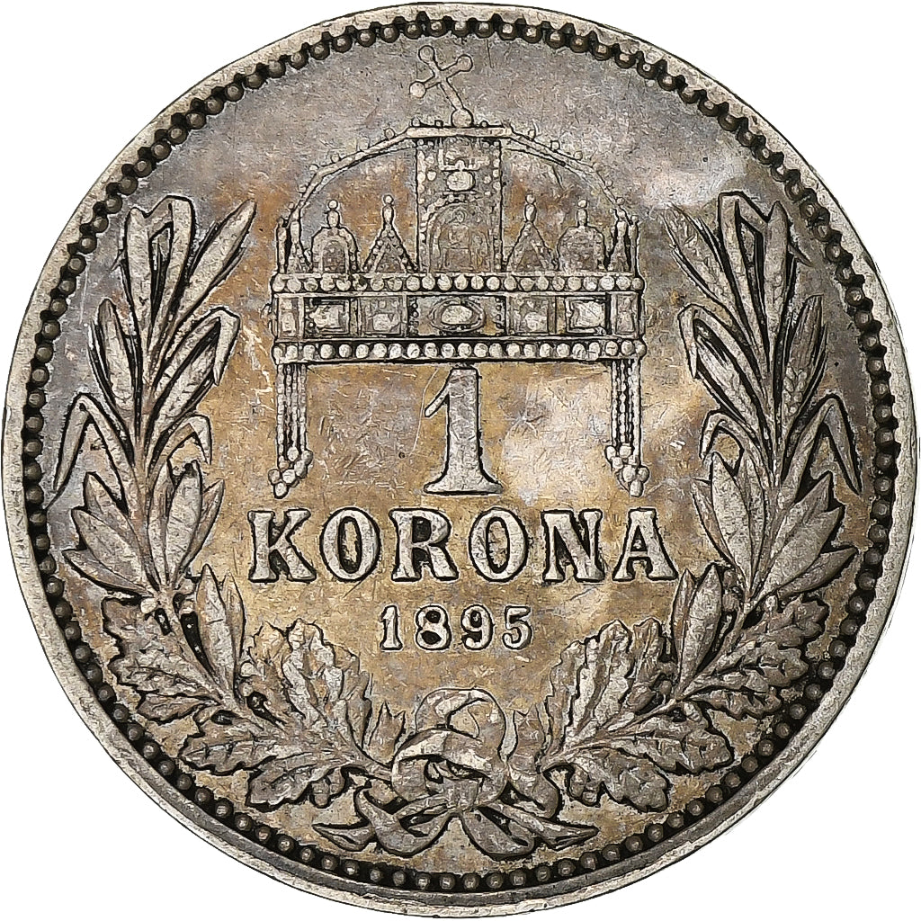 Austria, Franz Joseph I, Korona, 1895, Kremnica, Silver, EF(40-45)