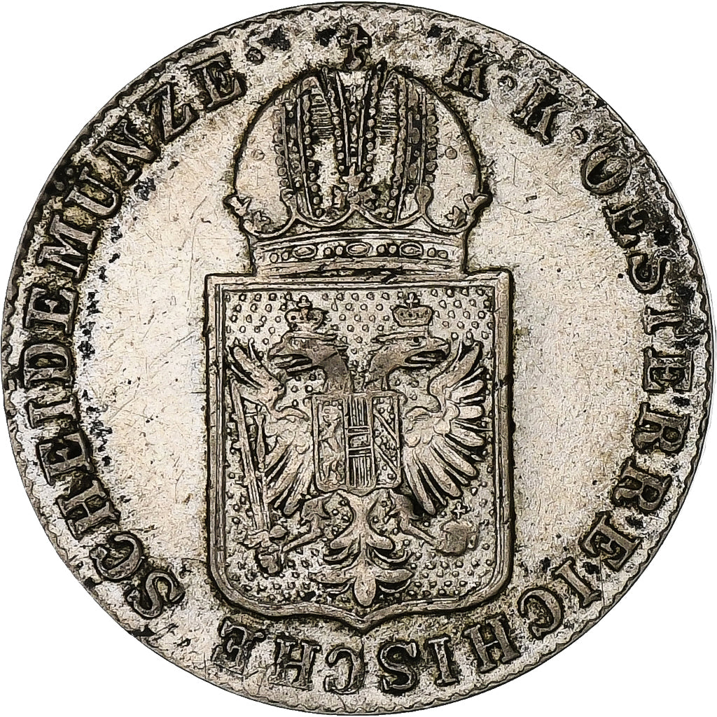 Austria, Francis Joseph I, 6 Kreuzer, 1849-1851, Vienna, Billon, AU(55-58)