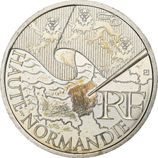 Frankrijk, 10 Euro, Haute-Normandie, 2010, Pessac, Zilver, UNC-