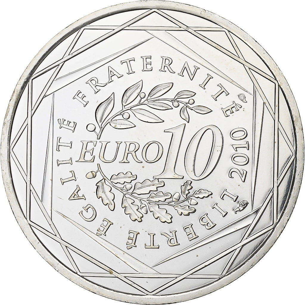 Frankreich, 10 Euro, Guyane, 2010, Pessac, Silber, UNZ