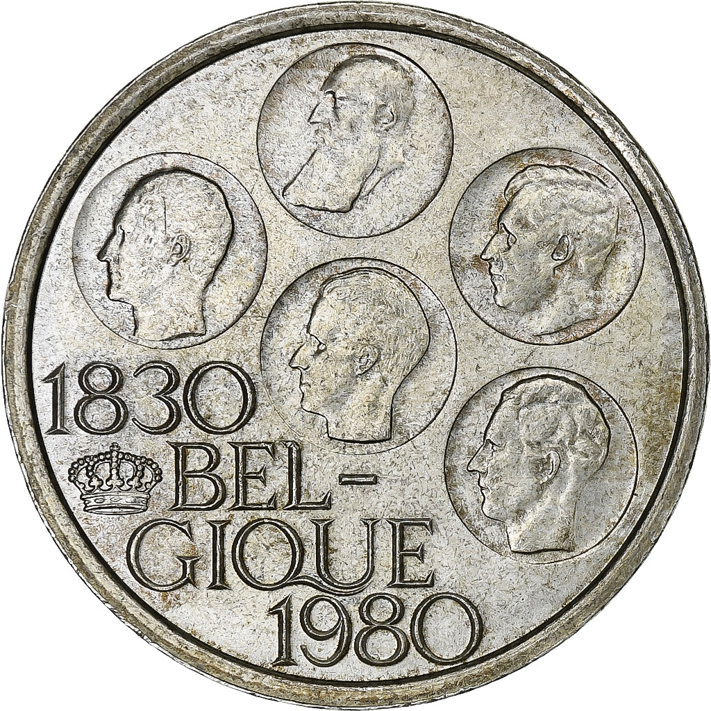 België, 500 Francs, Independence, 1980, Brussels, Silver Clad Copper-Nickel, ZF
