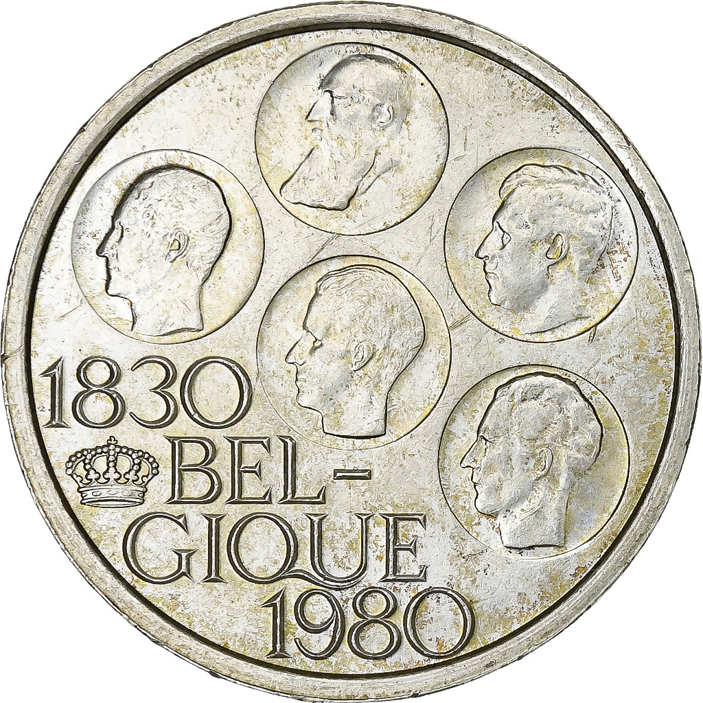 Belgium, 500 Francs, Independence, 1980, Brussels, Silver Clad Copper-Nickel