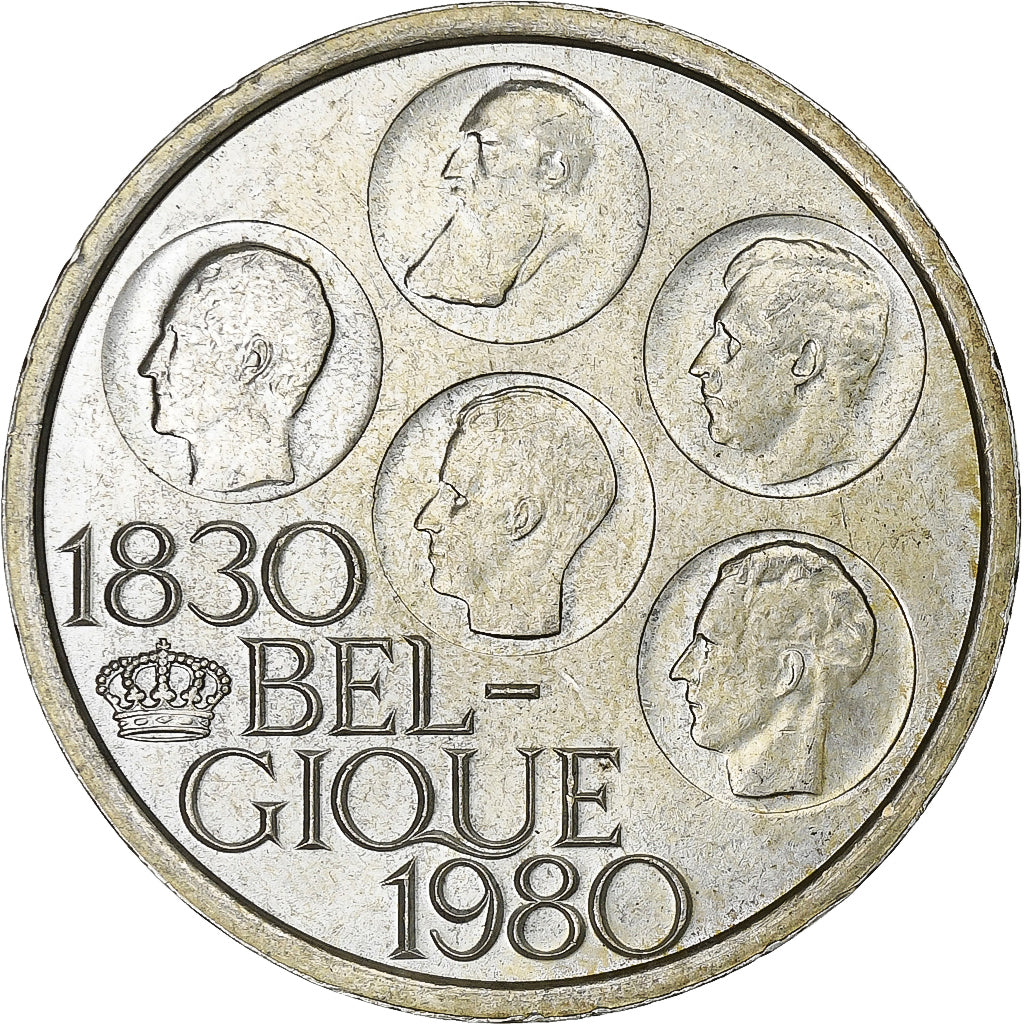 Belgium, 500 Francs, Independence, 1980, Brussels, Silver Clad Copper-Nickel