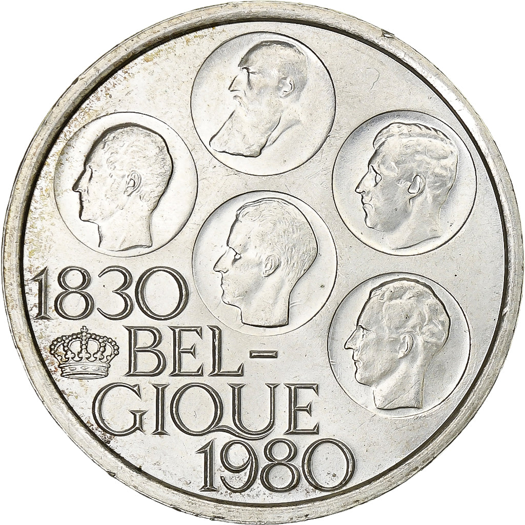 België, 500 Francs, Independence, 1980, Brussels, Silver Clad Copper-Nickel