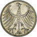 GERMANIA - REPUBBLICA FEDERALE, 5 Mark, 1968, Hamburg, Argento, BB
