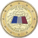 Francia, 2 Euro, Traité de Rome, Colorized, 2007, Pessac, Bimetallico, SPL
