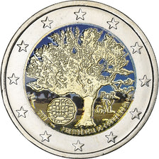 Portugal, 2 Euro, Presidency EU, Colorized, 2007, Lisbon, Bimetallic, MS(63)