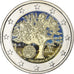 Portugal, 2 Euro, Presidency EU, Colorized, 2007, Lisbon, Bimetallic, MS(63)