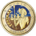 Spain, 2 Euro, Don Quixote, Colorized, 2005, Madrid, Bimetallic, MS(63)
