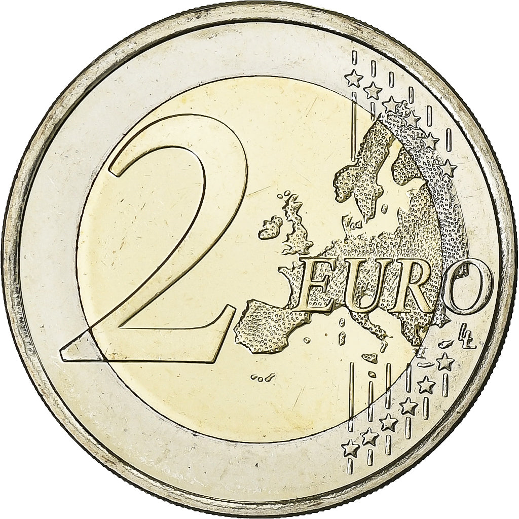 Finland, 2 Euro, Finland National Bank, Colorized, 2011, Vantaa, Bimetallic