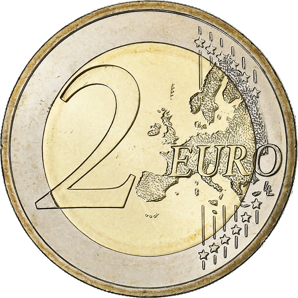 Slovakia, 2 Euro, Visegrad Group, Colorized, 2011, Kremnica, Bimetallic, MS(63)
