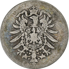 Niemcy, Wilhelm I, Mark, 1874, Dresden, Srebro, VF(20-25)