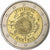 Luxemburg, 2 Euro, 10 Years of Euros Cash, 2012, Utrecht, Bimetallic, UNZ