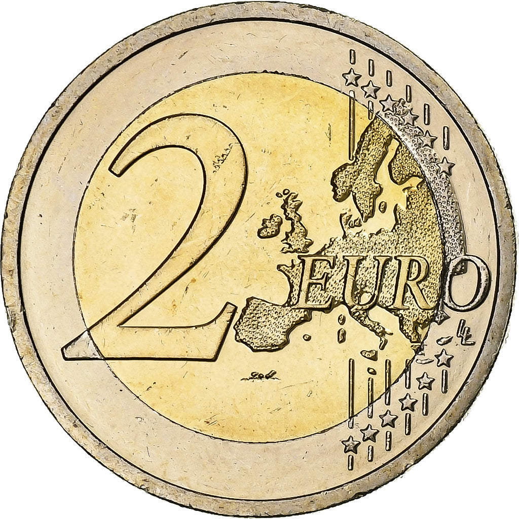 Irlanda, 2 Euro, 10 Years of Euros Cash, 2012, Dublin, Bimetálico, SC