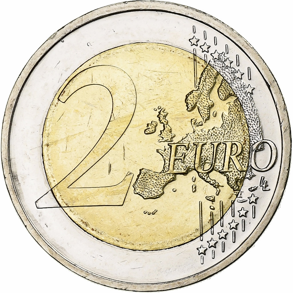 Deutschland, 2 Euro, 10 Years of Euros Cash, 2012, Munich, Bimetallic, UNZ