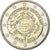 Germania, 2 Euro, 10 Years of Euros Cash, 2012, Stuttgart, Bimetallico, SPL
