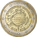 Germany, 2 Euro, 10 Years of Euros Cash, 2012, Hamburg, Bimetallic, MS(63)